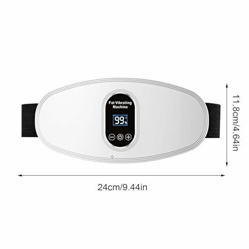 Máquina vibratoria para reducción de grasa con pantalla digital.